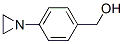 Benzenemethanol, 4-(1-aziridinyl)- (9CI) Structure