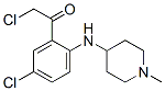 Ethanone,  2-chloro-1-[5-chloro-2-[(1-methyl-4-piperidinyl)amino]phenyl]- Struktur