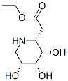 2-Piperidineacetic acid, 3,4,5-trihydroxy-, ethyl ester, [2R-(2alpha,3alpha,4alpha,5alpha)]- (9CI) 化学構造式