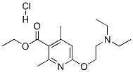 75348-37-7 ethyl 6-(2-diethylaminoethoxy)-2,4-dimethyl-pyridine-3-carboxylate hyd rochloride