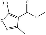 4-Isoxazolecarboxylic acid, 5-hydroxy-3-methyl-, methyl ester (9CI) 结构式