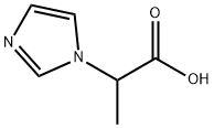 2-(1H-イミダゾール-1-イル)プロパン酸 化学構造式