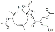 (E)-2-Acetoxymethyl-4-hydroxy-2-butenoic acid [(3aR,4R,6E,9S,10Z,11aR)-9-acetoxy-2,3,3a,4,5,8,9,11a-octahydro-6,10-dimethyl-3-methylene-2-oxocyclodeca[b]furan-4-yl] ester|[(3AR,4R,6Z,9S,10Z,11AR)-9-乙酰氧基-6,10-二甲基-3-亚甲基-2-氧代-3A,4,5,8,9,11A-六氢环癸[B]呋喃-4-基] (E)-2-(乙酰氧基甲基)-4-羟基丁-2-烯酸酯