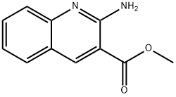 3-Quinolinecarboxylicacid, 2-амино-, метиловый эфир (9CI) структура