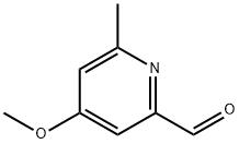 2-Pyridinecarboxaldehyde, 4-methoxy-6-methyl- (9CI) Structure