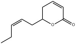 5,6-Dihydro-6-[(Z)-2-pentenyl]-2H-pyran-2-one Structure
