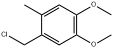 1-(CHLOROMETHYL)-4,5-DIMETHOXY-2-METHYLBENZENE Structure