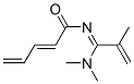 N-[1-(Dimethylamino)-2-methyl-2-propenylidene]-2,4-pentadienamide Structure