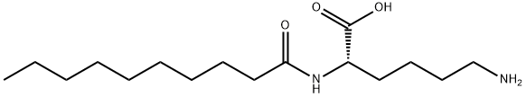 N2-(1-oxodecyl)-L-lysine Structure