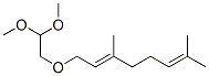 (E)-1-(2,2-dimethoxyethoxy)-3,7-dimethylocta-2,6-diene Structure