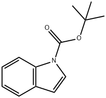 1-BOC-インド-ル 化学構造式