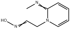 1(2H)-Pyridineacetaldehyde,2-(methylimino)-,oxime(9CI) Struktur