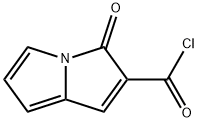 3H-Pyrrolizine-2-carbonyl chloride, 3-oxo- (9CI) Structure
