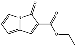 ethyl 3-oxopyrrolizine-2-carboxylate Struktur