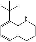8-(1,1-ジメチルエチル)-1,2,3,4-テトラヒドロキノリン 化学構造式