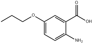 Benzoic acid, 2-amino-5-propoxy- (9CI) Struktur