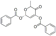 2H-Pyran-3(6H)-one, 4-(benzoyloxy)-6-(benzoyloxy)methyl-, (6S)-,75414-38-9,结构式