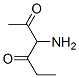2,4-Hexanedione, 3-amino- (9CI) Struktur