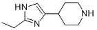 Piperidine,  4-(2-ethyl-1H-imidazol-4-yl)-  (9CI),754185-75-6,结构式