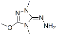 3H-1,2,4-Triazol-3-one,2,4-dihydro-5-methoxy-2,4-dimethyl-,hydrazone(9CI),754201-49-5,结构式