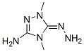 3H-1,2,4-Triazol-3-one,5-amino-2,4-dihydro-2,4-dimethyl-,hydrazone(9CI) Structure