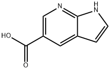 1H-PYRROLO[2,3-B]PYRIDINE-5-CARBOXYLIC ACID Struktur