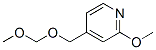 Pyridine, 2-methoxy-4-[(methoxymethoxy)methyl]- (9CI) 结构式