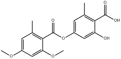 75422-04-7 4-(2,4-Dimethoxy-6-methylbenzoyloxy)-2-hydroxy-6-methylbenzoic acid