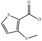 2-Thiophenecarbonylchloride,3-(methylthio)-(9CI) Structure