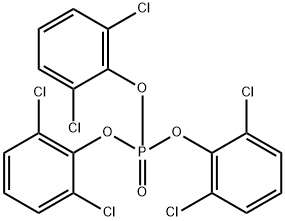 りん酸トリス(2,6-ジクロロフェニル) 化学構造式