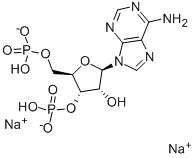 アデノシン 3′,5′-二リン酸 ナトリウム塩 化学構造式