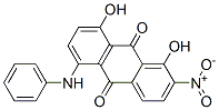 5-Anilino-1,8-dihydroxy-2-nitroanthraquinone,75431-62-8,结构式