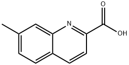 7-甲基喹啉-2-羧酸, 75434-10-5, 结构式