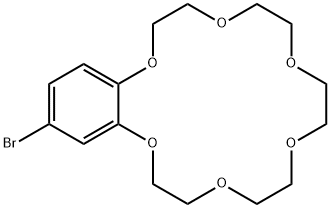 4'-ブロモベンゾ-18-クラウン6-エーテル 化学構造式