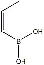 cis-丙烯基硼酸,7547-96-8,结构式