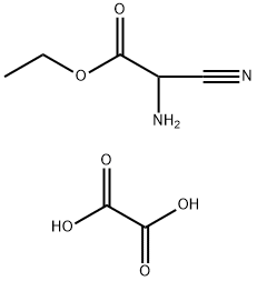 ETHYL 2-AMINO-2-CYANOACETATE ETHANEDIOATE(2:1) Struktur