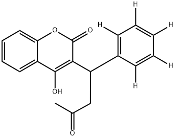 WARFARIN-D5 Struktur