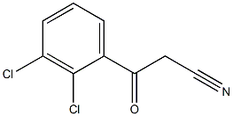 2,3-Dichlorobenzoylacetonitrile Struktur