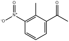 1-(2-メチル-3-ニトロフェニル)エタノン 化学構造式