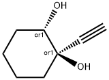 1,2-Cyclohexanediol, 1-ethynyl-, trans- (9CI) 结构式