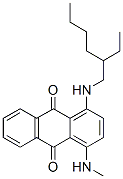 1-[(2-ethylhexyl)amino]-4-(methylamino)anthraquinone Structure