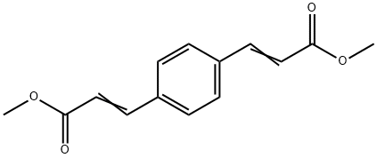 1,4-苯二丙烯酸二甲酯,7549-44-2,结构式