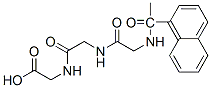 1-naphthylacetylglycyl-glycyl-glycine Structure