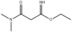 Propanimidic acid, 3-(dimethylamino)-3-oxo-, ethyl ester (9CI),754914-00-6,结构式