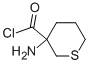 2H-Thiopyran-3-carbonyl chloride, 3-aminotetrahydro- (9CI) Structure