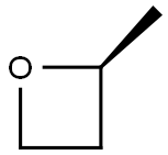 (S)-2-methyloxetane 化学構造式