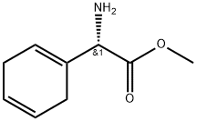 1,4-Cyclohexadiene-1-aceticacid,alpha-amino-,methylester,(S)-(9CI) 化学構造式