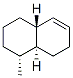 Naphthalene, 1,2,3,4,4a,7,8,8a-octahydro-1-methyl-, (1alpha,4abeta,8aalpha)- (9CI) 结构式