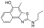 Naphtho[1,2-d]thiazol-5-ol,  4-methyl-2-(propylamino)- Structure