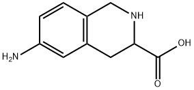 3-Isoquinolinecarboxylicacid,6-amino-1,2,3,4-tetrahydro-(9CI) Struktur